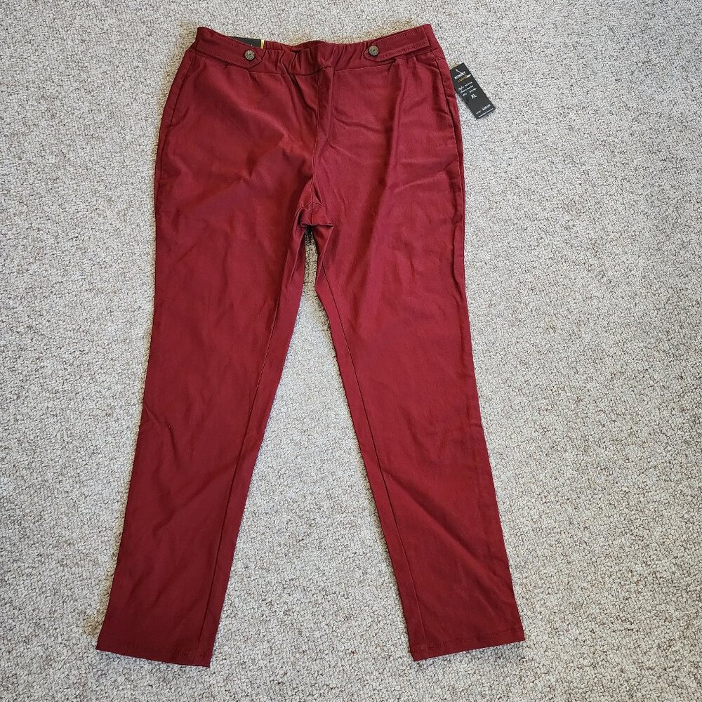 NWT Robert Louis The Classic Ankle Luxury Stretch Pants Size XL